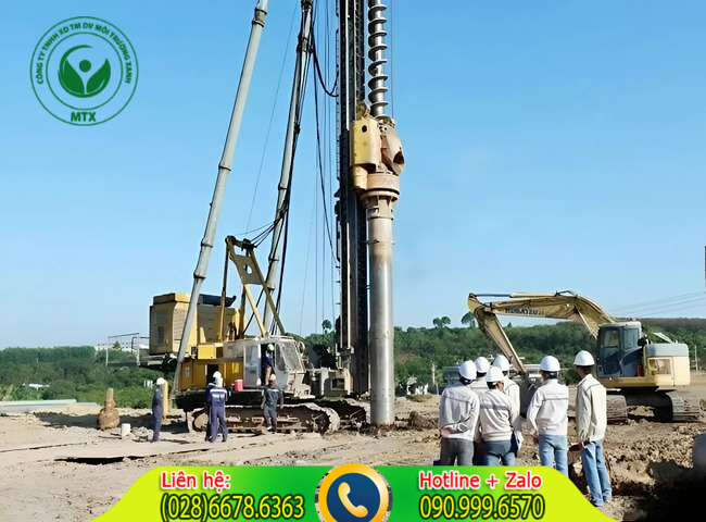 Dịch vụ hút bùn khoan cọc nhồi giá rẻ