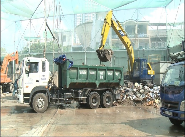 Dịch vụ thu gom rác thải xây dựng với quy trình tiện lợi